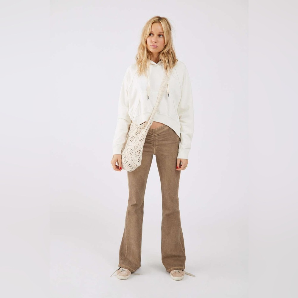 BDG Ruched V Front Flare Jeans